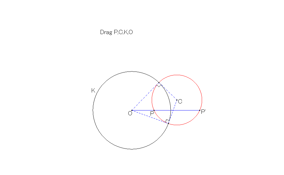perpendicular circles